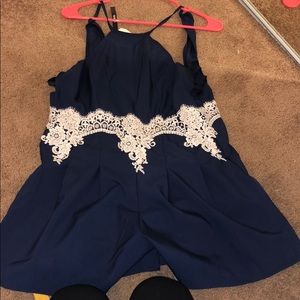 Blue romper